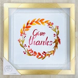 Marmont Hill Thanks Fall Art Print